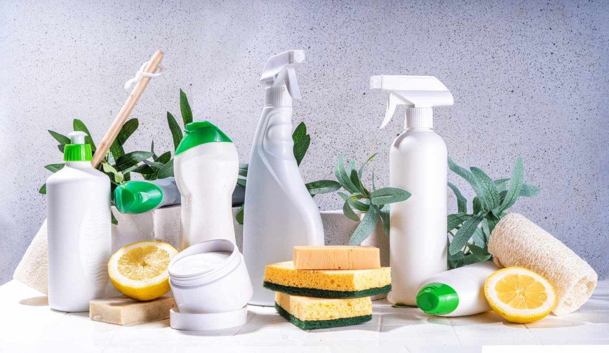 Green cleaning strategies for a healthy home.