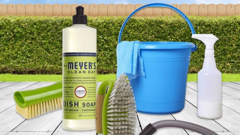 How to Clean Outdoor Furniture with Environmentally Friendly Products