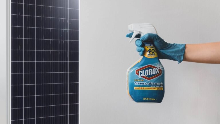 How to Effectively Clean Your Solar Panels with Green Products